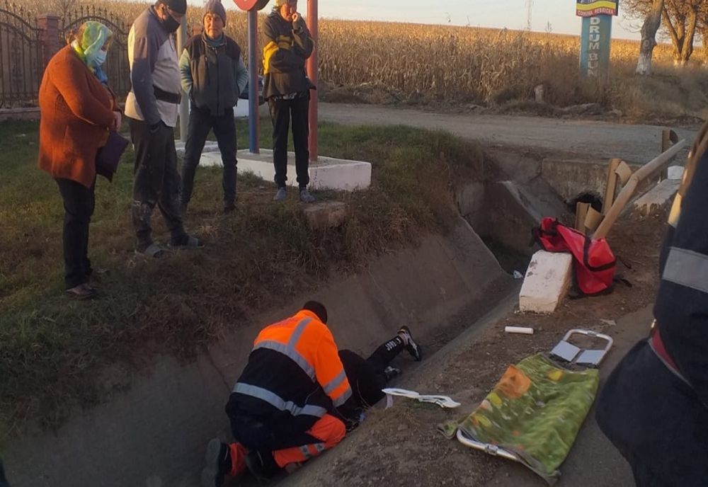 Accident rutier la Rebricea. O persoană are nevoie de îngrijiri medicale