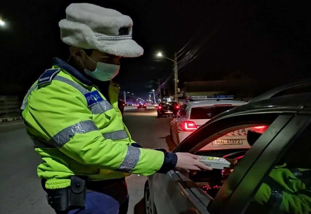 Brașovean, prins beat la volan pe drumurile din Fălciu