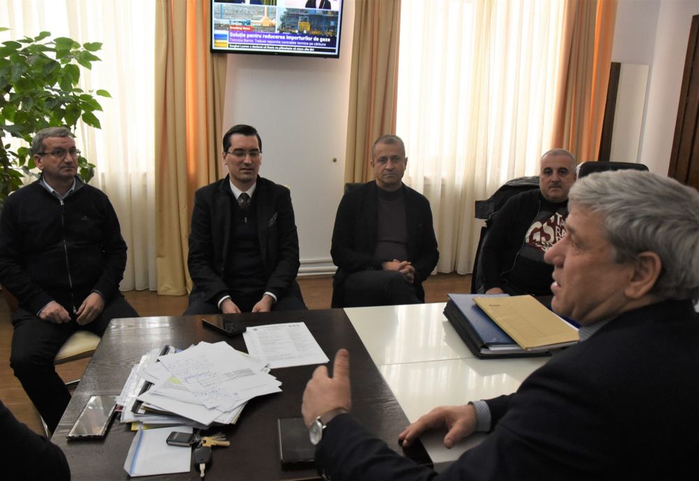 Președintele Federației Române de Fotbal, Răzvan Burleanu, în vizită la Bârlad