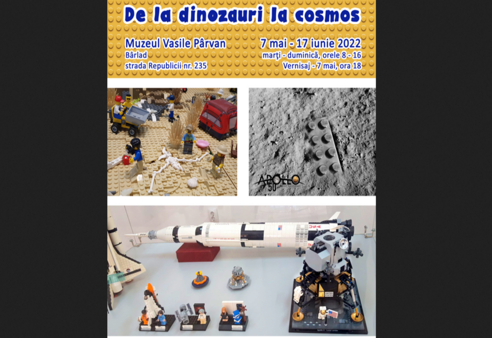 Bârlădenii sunt așteptați la expoziția temporară „De la dinozauri la Cosmos"