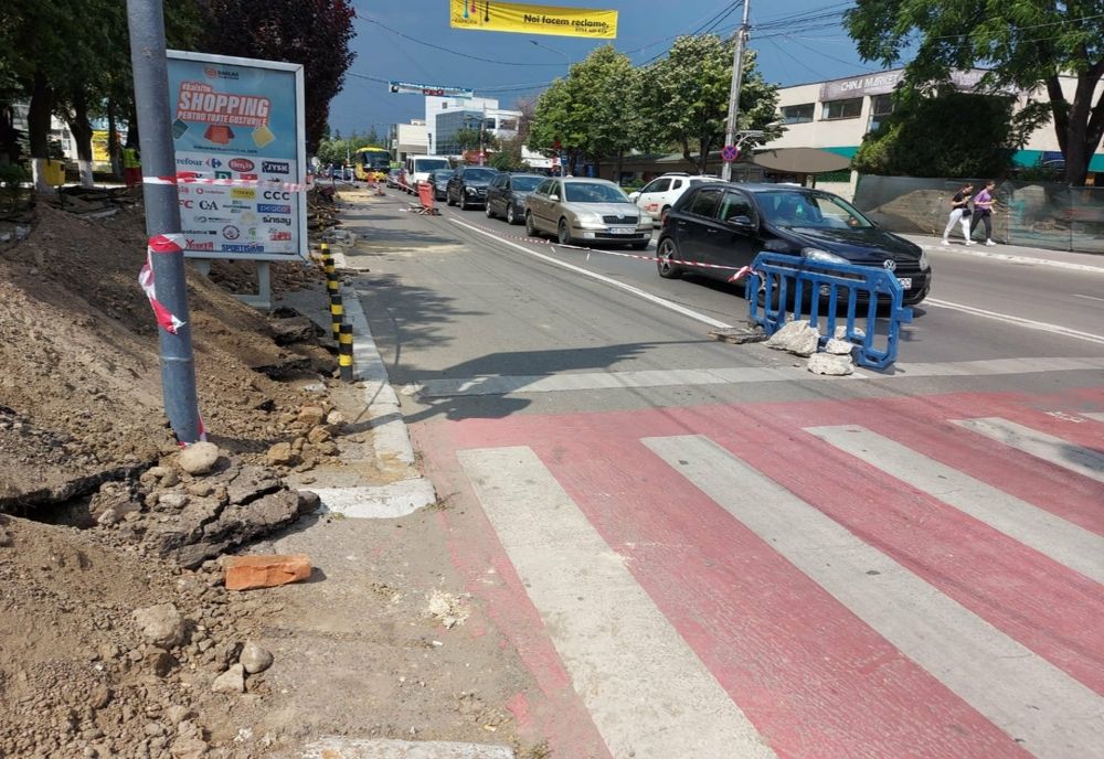 Circulație cu restricții în zona centrală a Bârladului