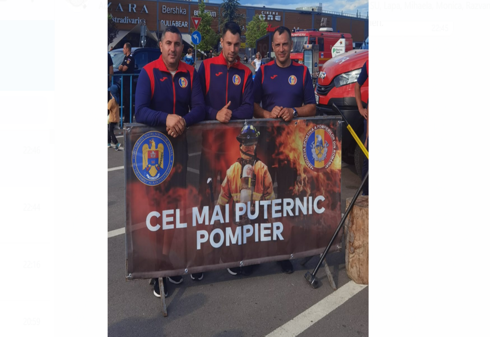 Prezență la competiția „Cel mai puternic pompier” a pompierilor vasluieni