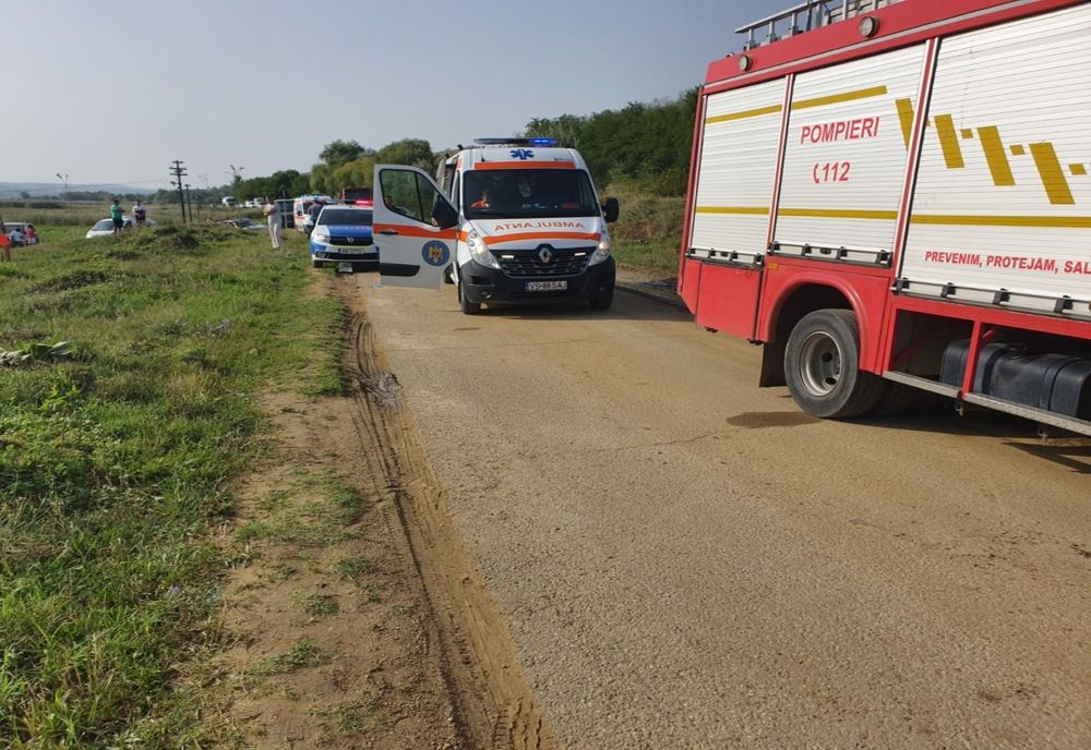 Accident rutier cu 5 victime în Vaslui, un copil de 4 ani în stare critică. A fost solicitat elicopterul SMURD
