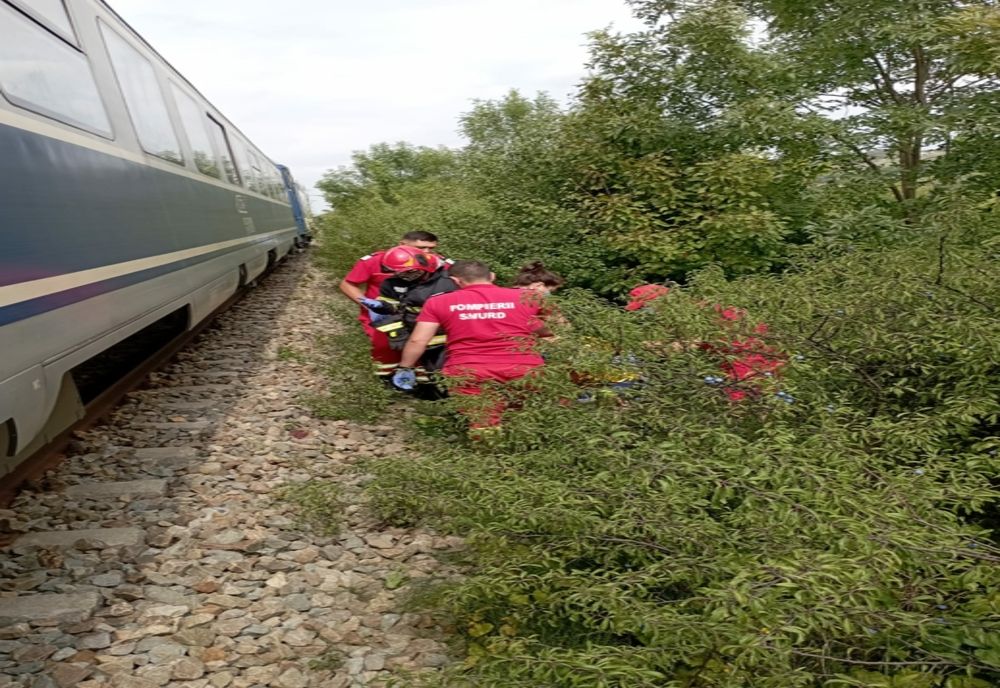 O persoană s-a aruncat în fața trenului în Vaslui