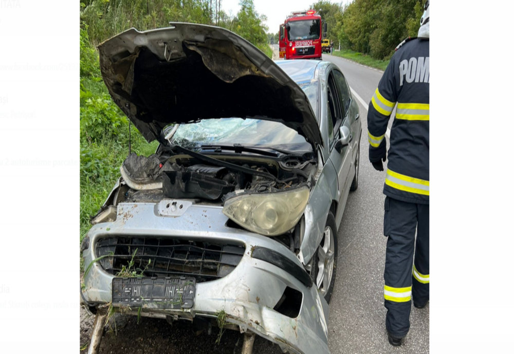 Un bărbat de 62 de ani, la un pas să-și piardă viața într-un accident rutier