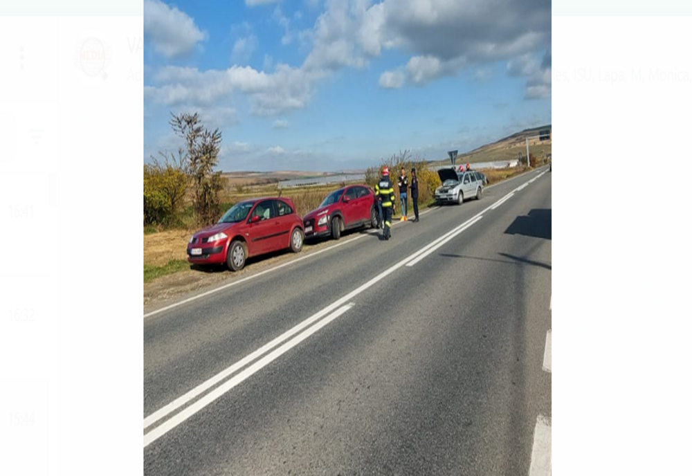 Carambol între trei autoturisme la Crasna