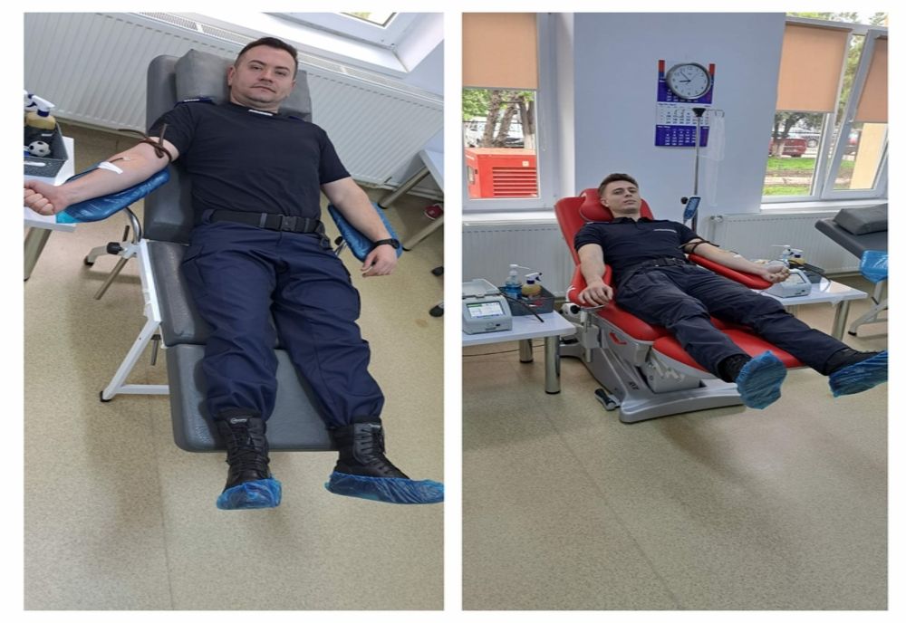 Jandarmii vasluieni s-au alăturat campaniei  "Donează sânge! Salvează o viață!"