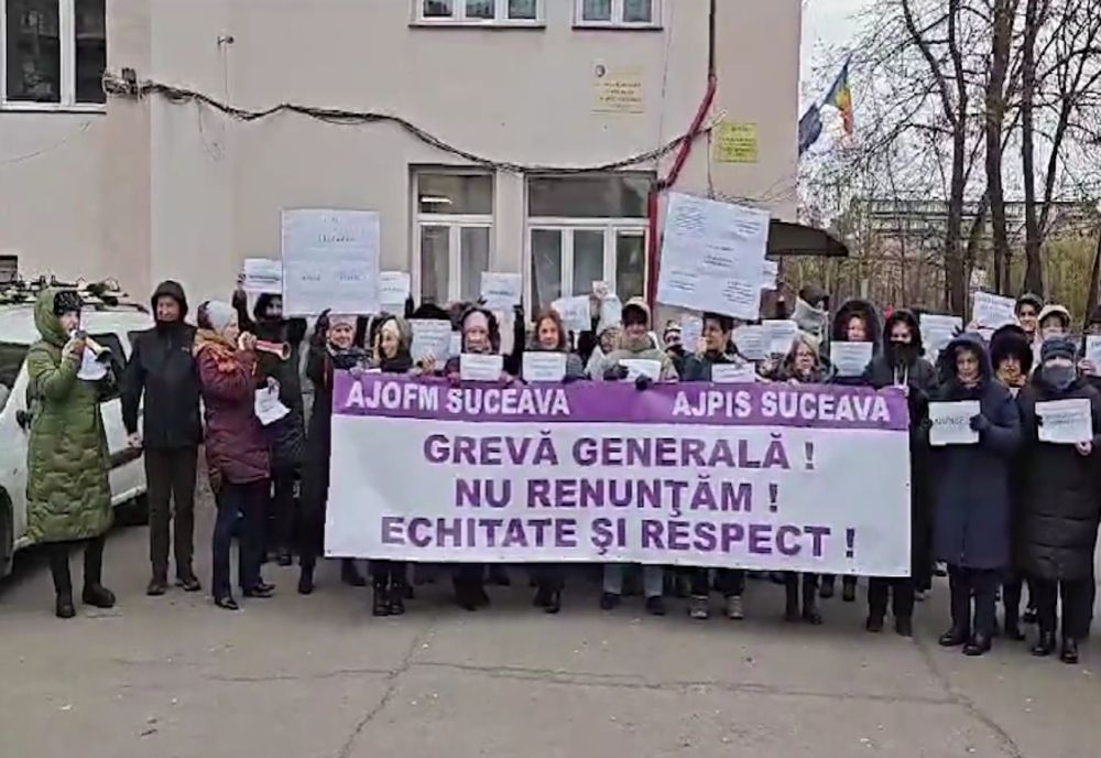 Protest al sindicaliștilor TESA la Ministerul Sănătății. Angajații din spitale, nemulțumiți că salariile lor nu s-au majorat - Risc uriaș de blocaj