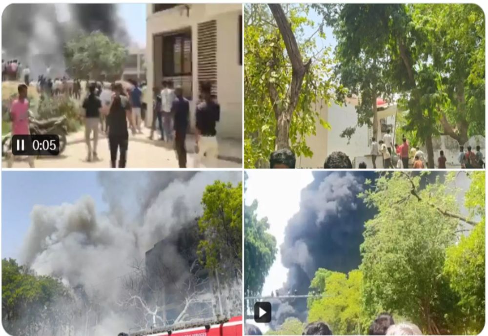 ACCIDENT AVIATIC ÎN INDIA. UN BOEING CU PESTE 200 DE PASAGERI LA BORD S-A PRĂBUȘIT