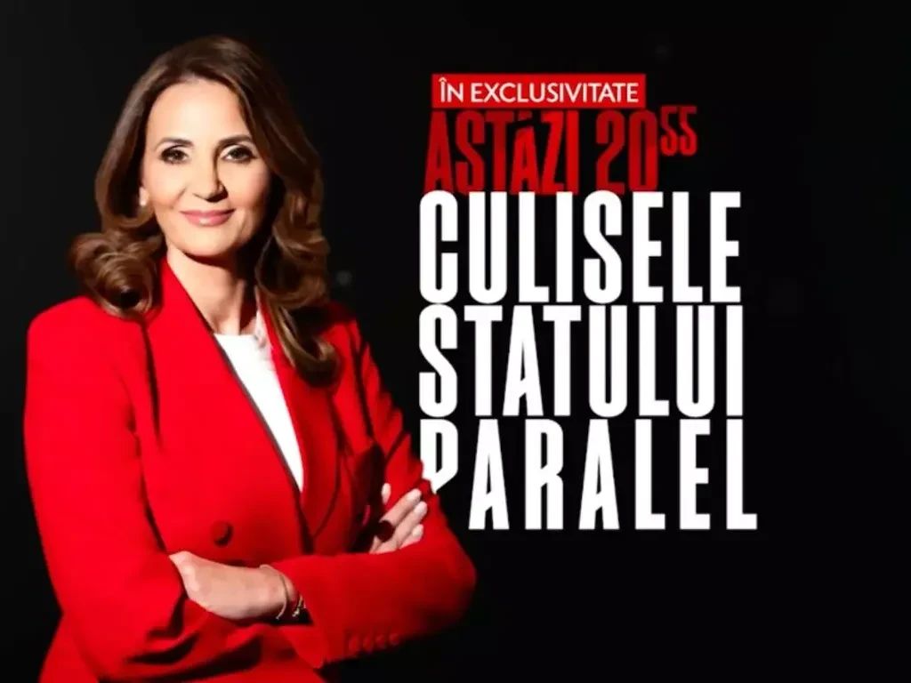 20:55 – Ediție eveniment „Culisele Statului Paralel” cu Anca Alexandrescu