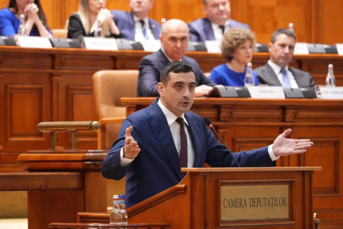 George Simion: Suntem dispuși să scoatem țara din criză și să participăm la reconciliere națională. Călin Georgescu se potrivește pentru funcția de premier.”