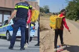  Hoț deghizat în curier, prins după ce a încercat să intre într-o locuință din România. Proprietarul l-a urmărit și a chemat Poliția 