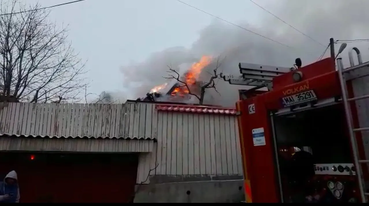incendiu munteni