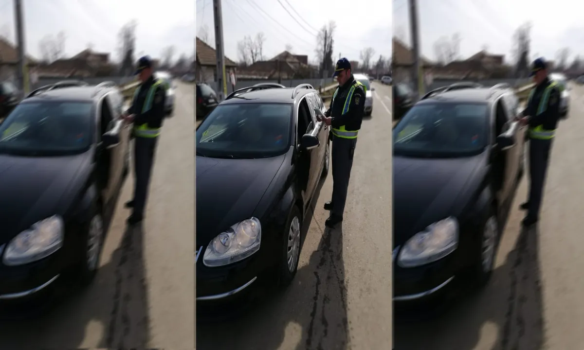 Asigurare falsă depistată la un control de rutină