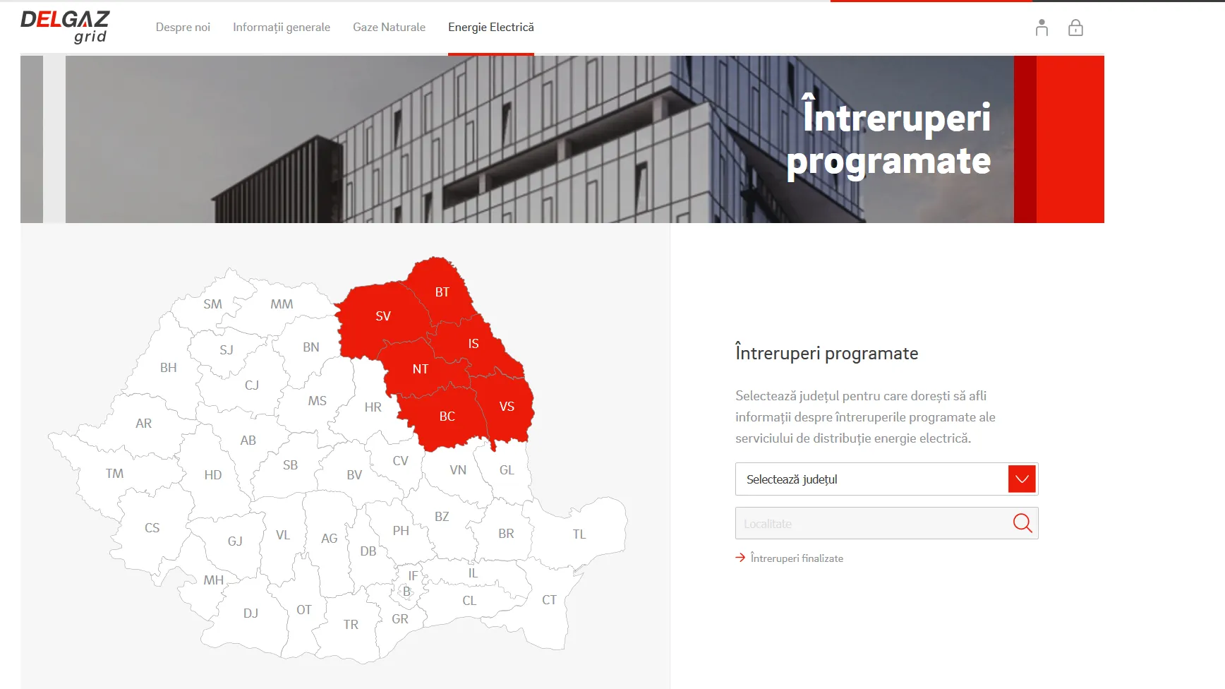 Intreruperi programate