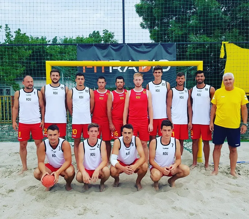 romania handbal beach
