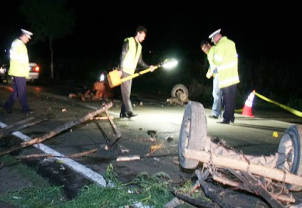Accident rutier grav în comuna Oltenești: un căruțaș și calul acestuia au murit pe loc