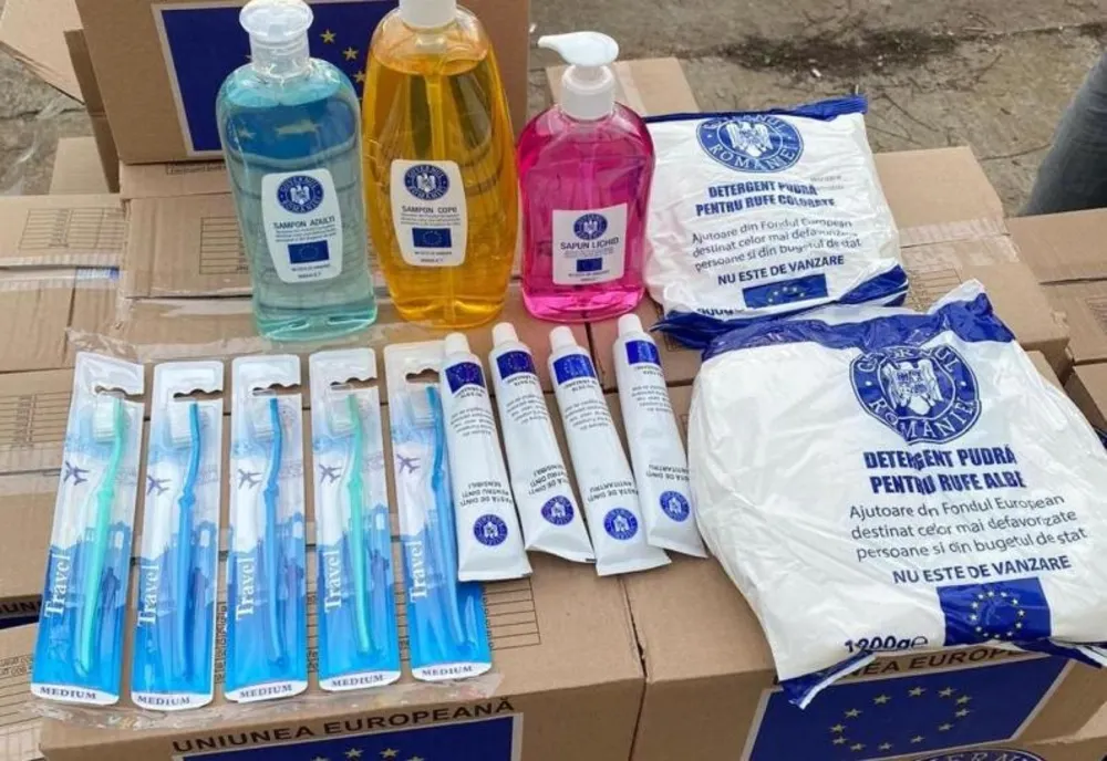 UE le trimite românilor ca ajutoare produse de igienă: de astăzi a început distribuirea și la Bârlad