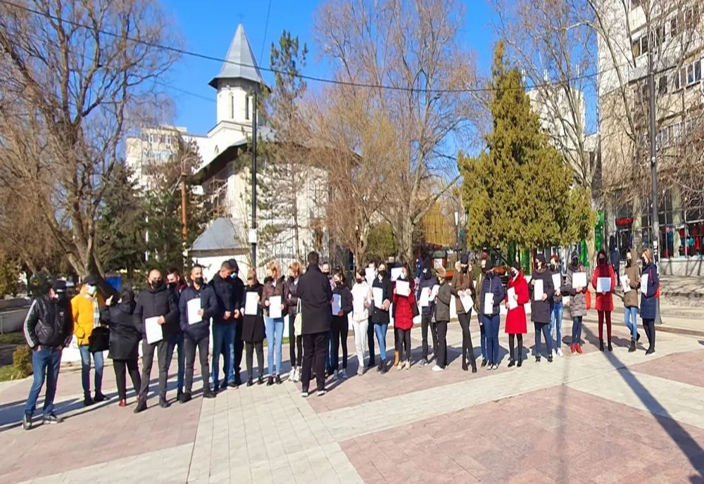 HoReCa a ieșit în stradă la Bârlad - FOTO