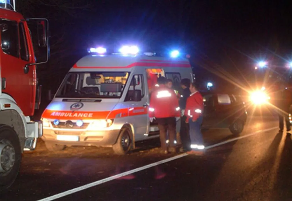 Accident la Bunești 