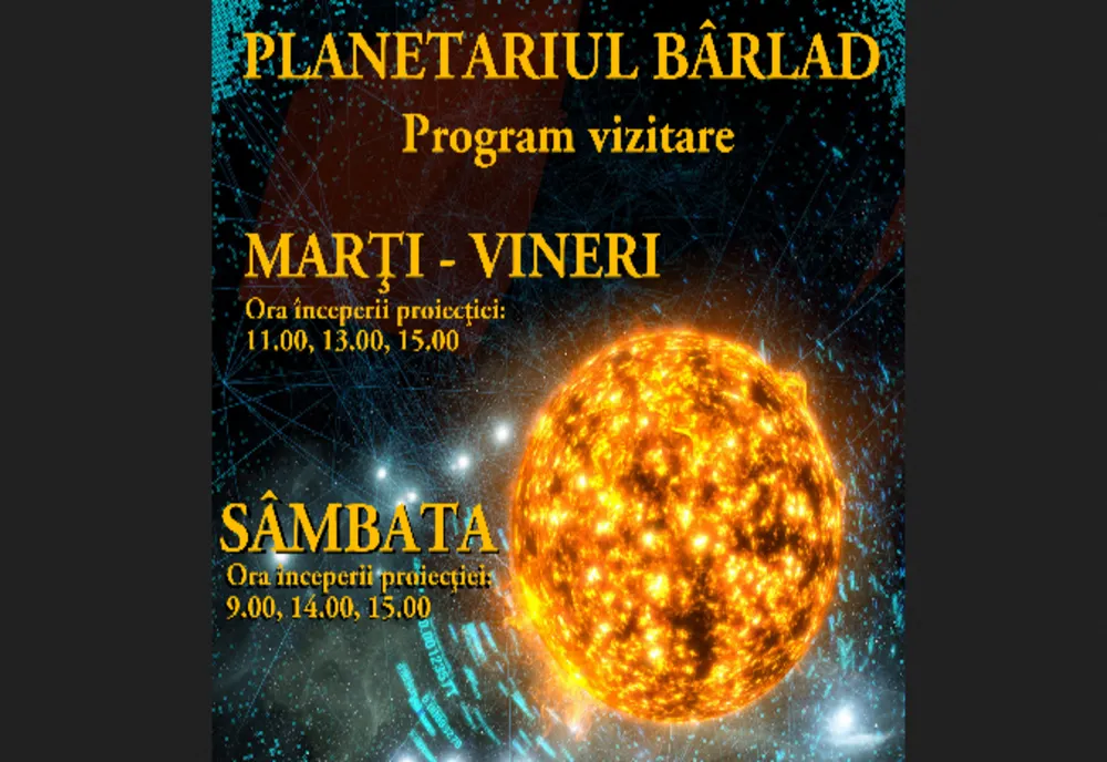 Planetariul din Bârlad se va redeschide pentru vizitare