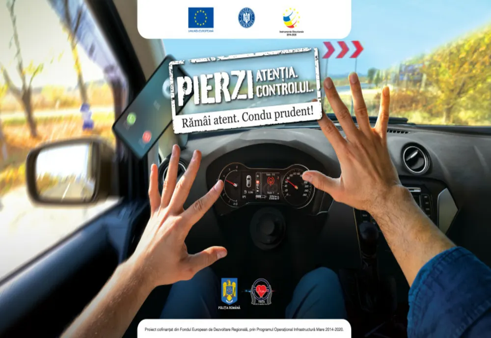 NU SCRIEȚI MESAJE CÂND SUNTEȚI LA VOLAN!
