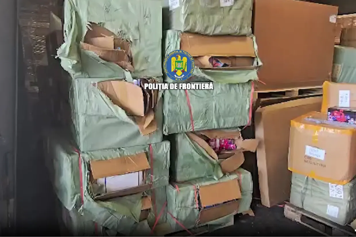 Jucăriile erau destinate unei societăți comerciale din Ucraina (sursă foto: Poliția de Frontieră)