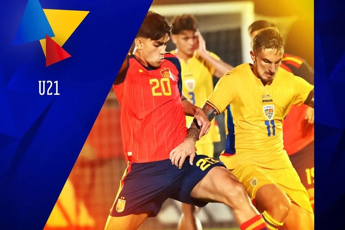 România a fost învinsă de Spania cu 1-7 / Facebook - Echipa națională de fotbal a României
