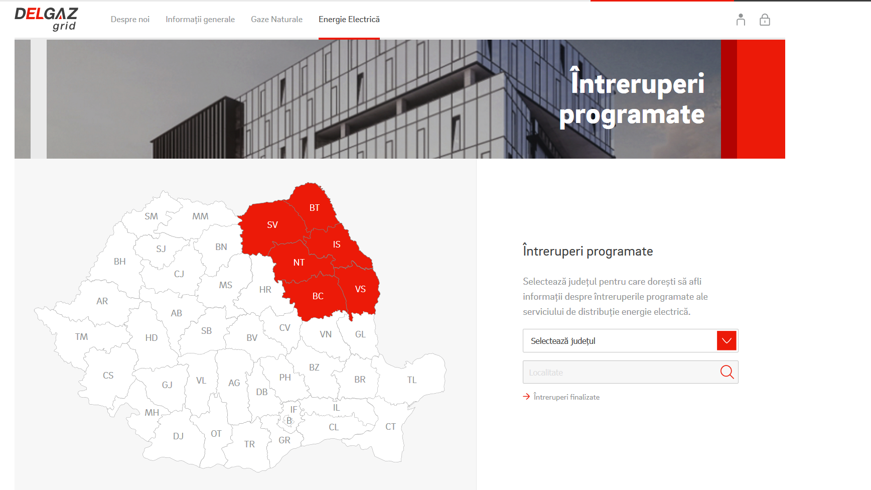 Intreruperi programate