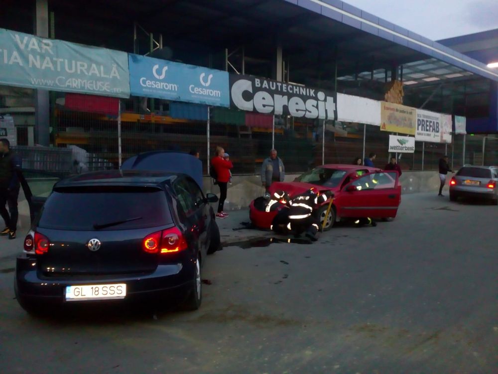 Accident în zona Gura Leului: șoferul a fugit imediat după impact - FOTO&VIDEO