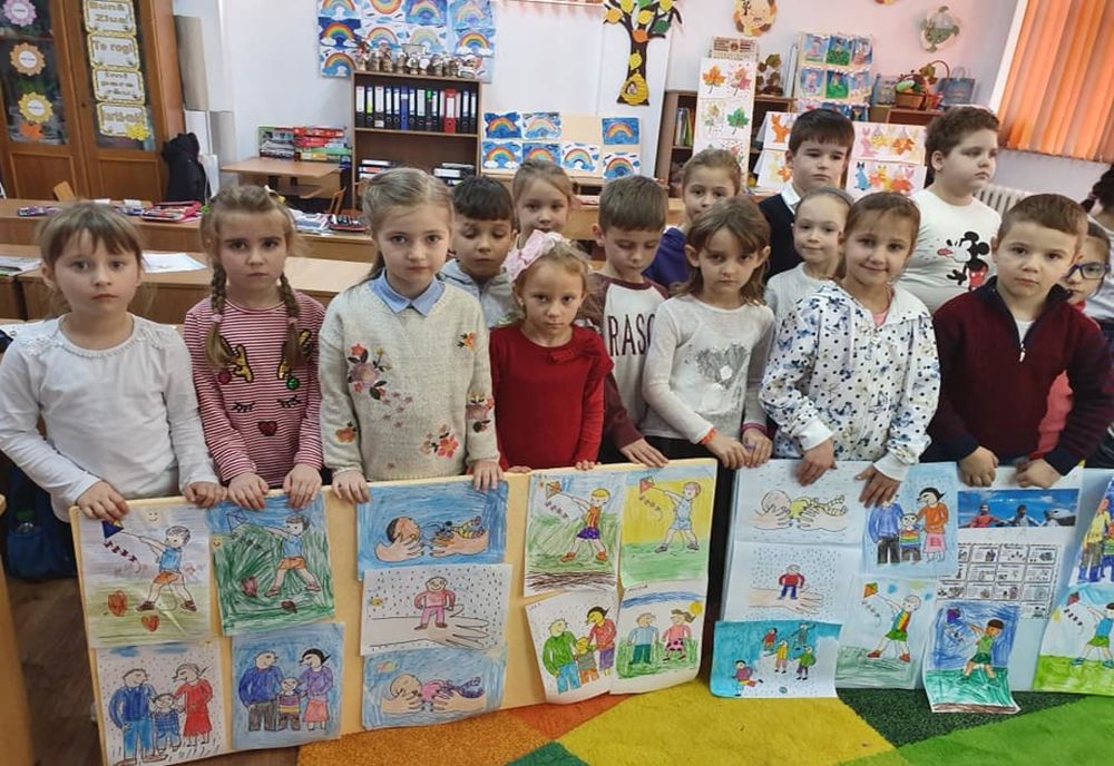 Drepturile copilor, redate prin desen