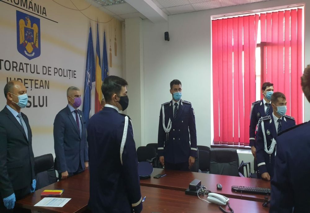 Șase absolvenți ai Academiei de Poliţie ,,Alexandru Ioan Cuza” și-au început cariera de polițist în cadrul Inspectoratului de Poliţie Județean Vaslui.