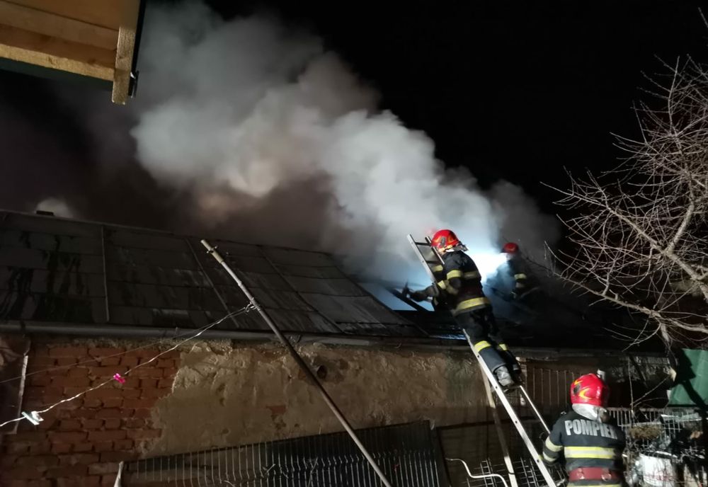 Incendiu în Bârland! Pentru o femeie de 81 de ani nu s-a mai putut face nimic