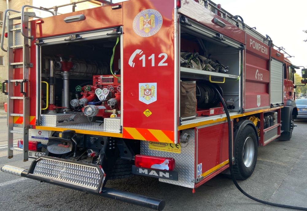 Interveție a pompierilor bârlădeni pentru salvarea unei persoane