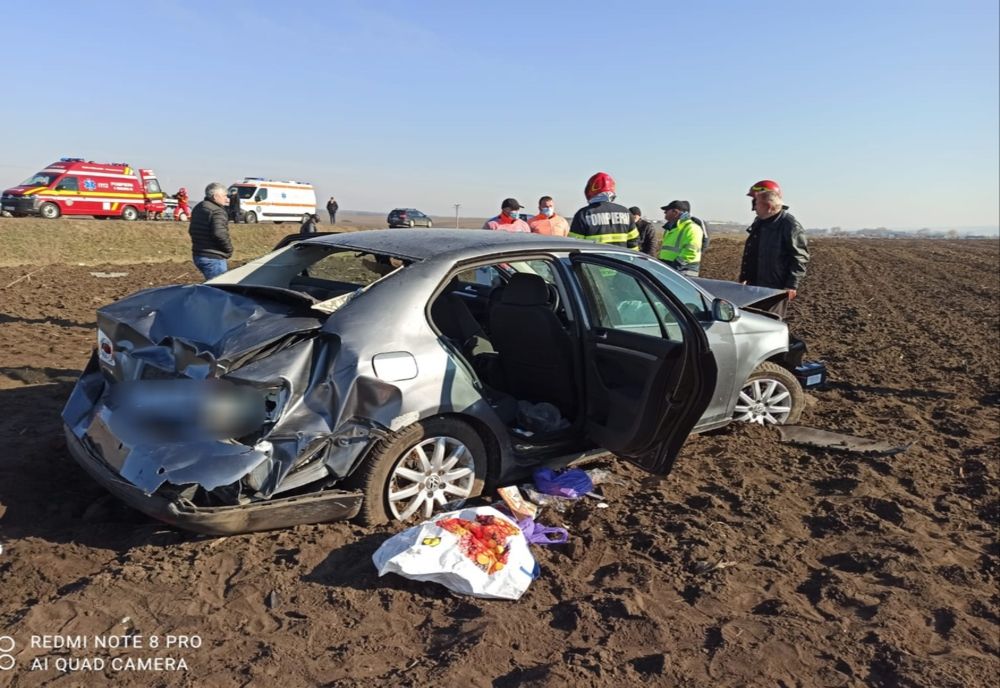 Accident în Vaslui! Două persoane au ajuns la spital