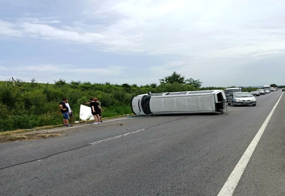 Accident aproape de ”Mărul de aur”