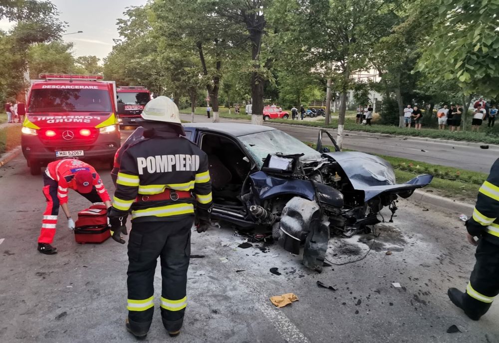 Accident rutier la intrare în Bârlad