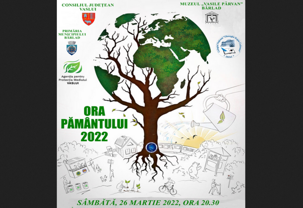 Iluminatul stradal va fi oprit sâmbătă seară la Bârlad, cu ocazia Zilei Pământului