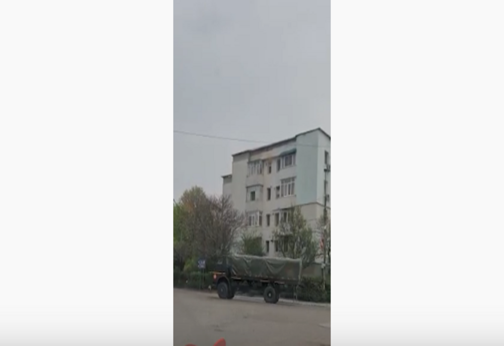 VIDEO - Un convoi de camioane militare a străbătut Bârladul