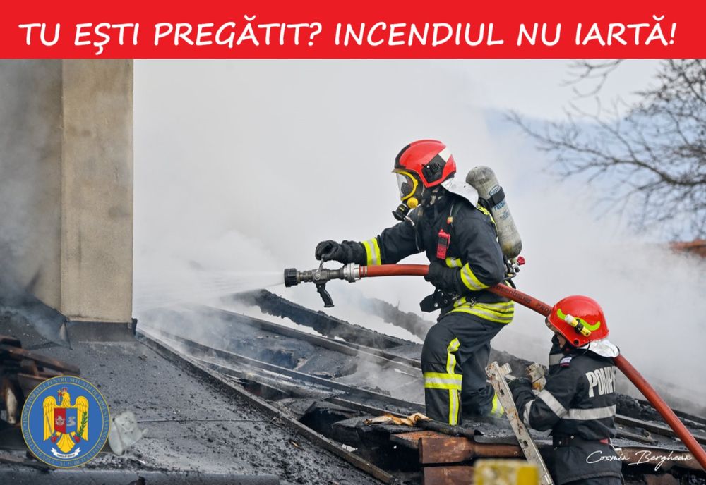 Sfaturi esențiale de la pompieri pentru prevenirea incendiilor, în sezonul rece!