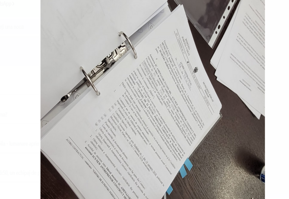 S-a semnat contractul pentru Centrul de zi pentru persoanele vârstnice din Bârlad