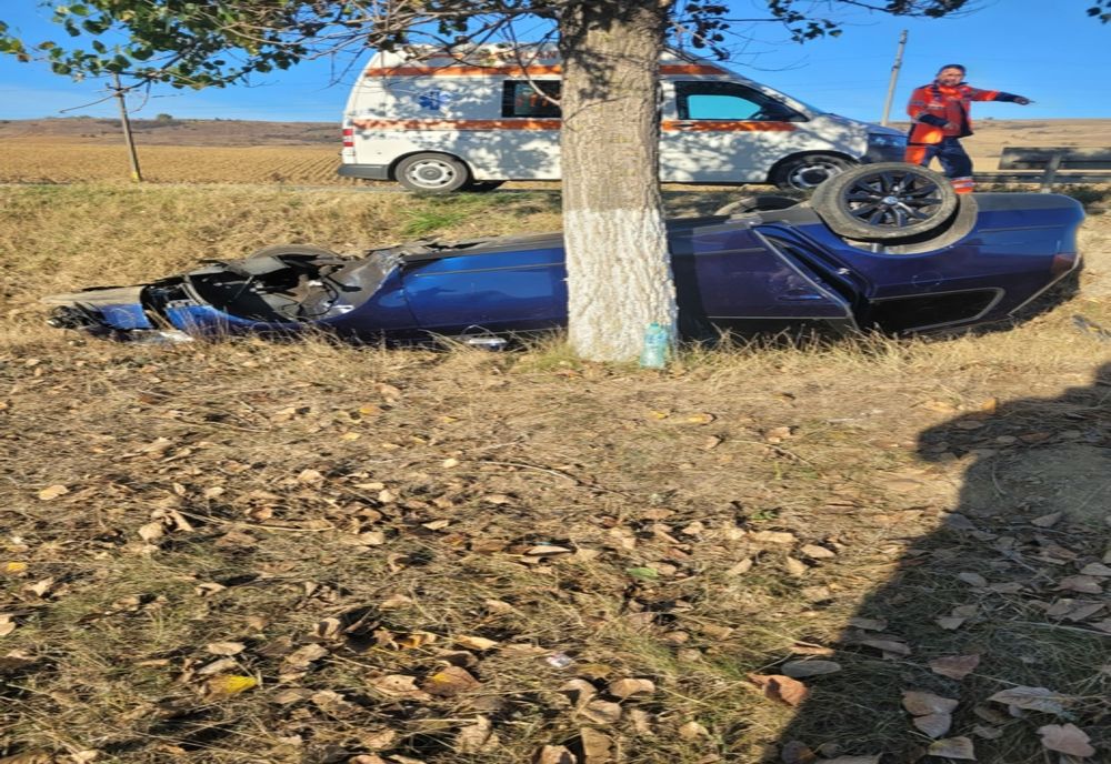 Cascadorie periculoasă la limita dintre județele Vaslui și Iași