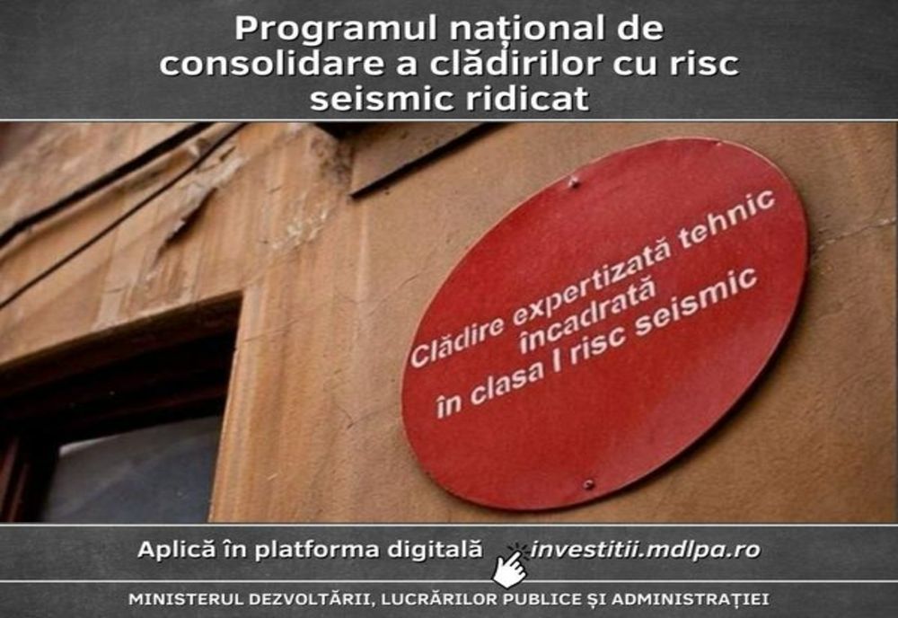 A început Programul naţional de consolidare a clădirilor cu risc seismic ridicat