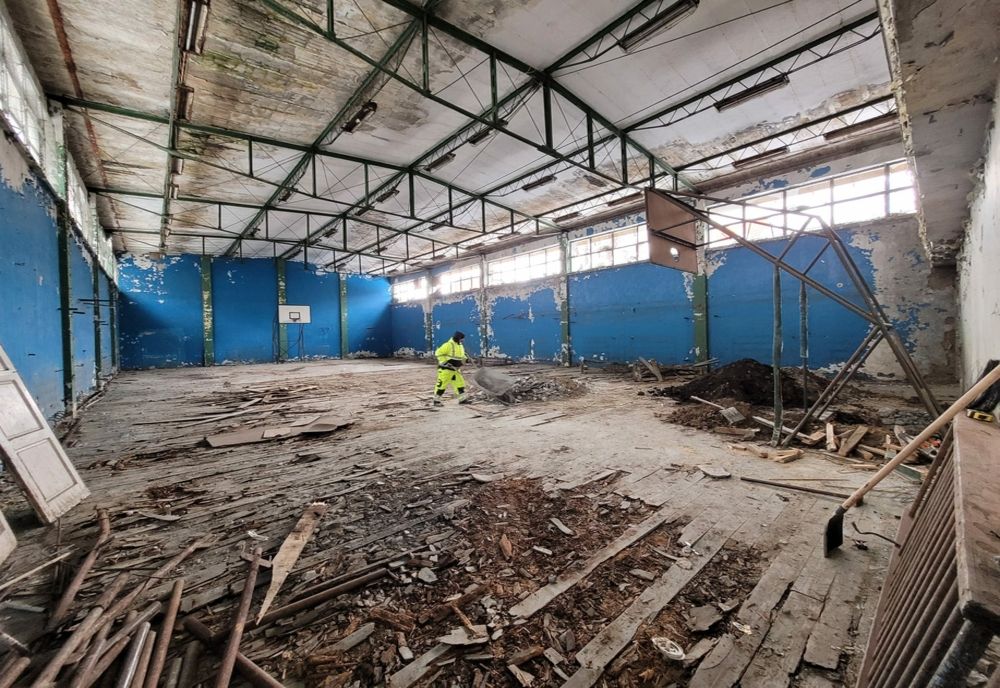 Lucrările de la Sala de Sport din Bârlad în plină desfășurare