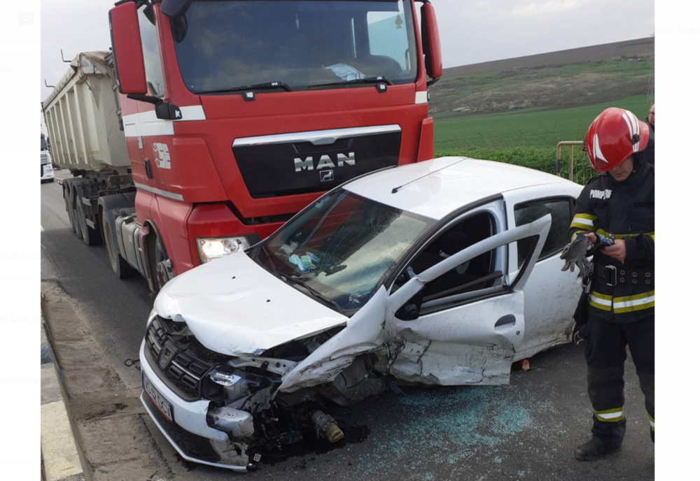 Accident rutier la Simila. Două autoturisme implicate