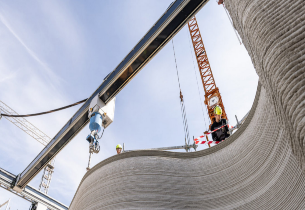 Cea mai mare clădire imprimată 3D din Europa se construiește în Germania - VIDEO