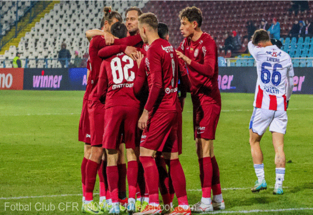 VIDEO FOTBAL: CFR CLUJ A CÂŞTIGAT RESTANŢA CU OŢELUL CU 1-0, LA GALAŢI, ÎN SUPERLIGĂ