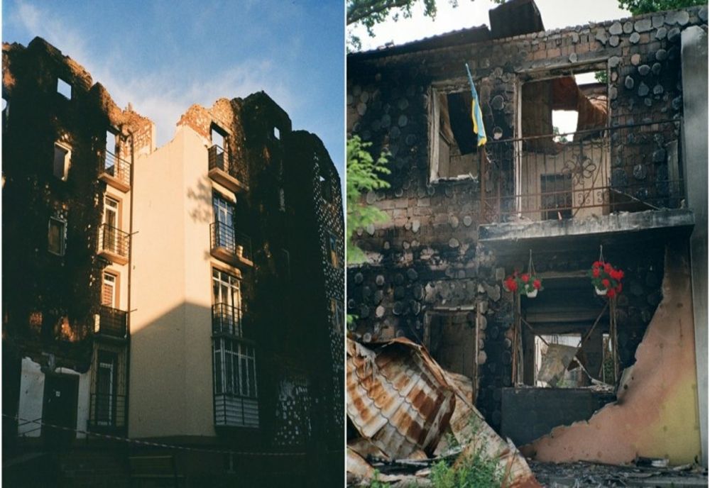 DISTRUS DE ATACURILE RUSIEI, UN ORAȘ DIN UCRAINA A FOST RECONSTRUIT APROAPE ÎN TOTALITATE