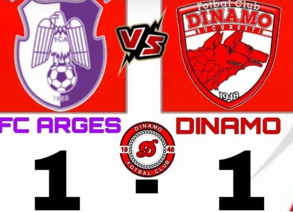 FC Argeș - Dinamo, 1-1