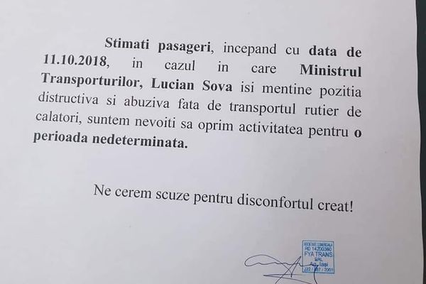 Transportatorii au lăsat călătorii cu ochii în soare